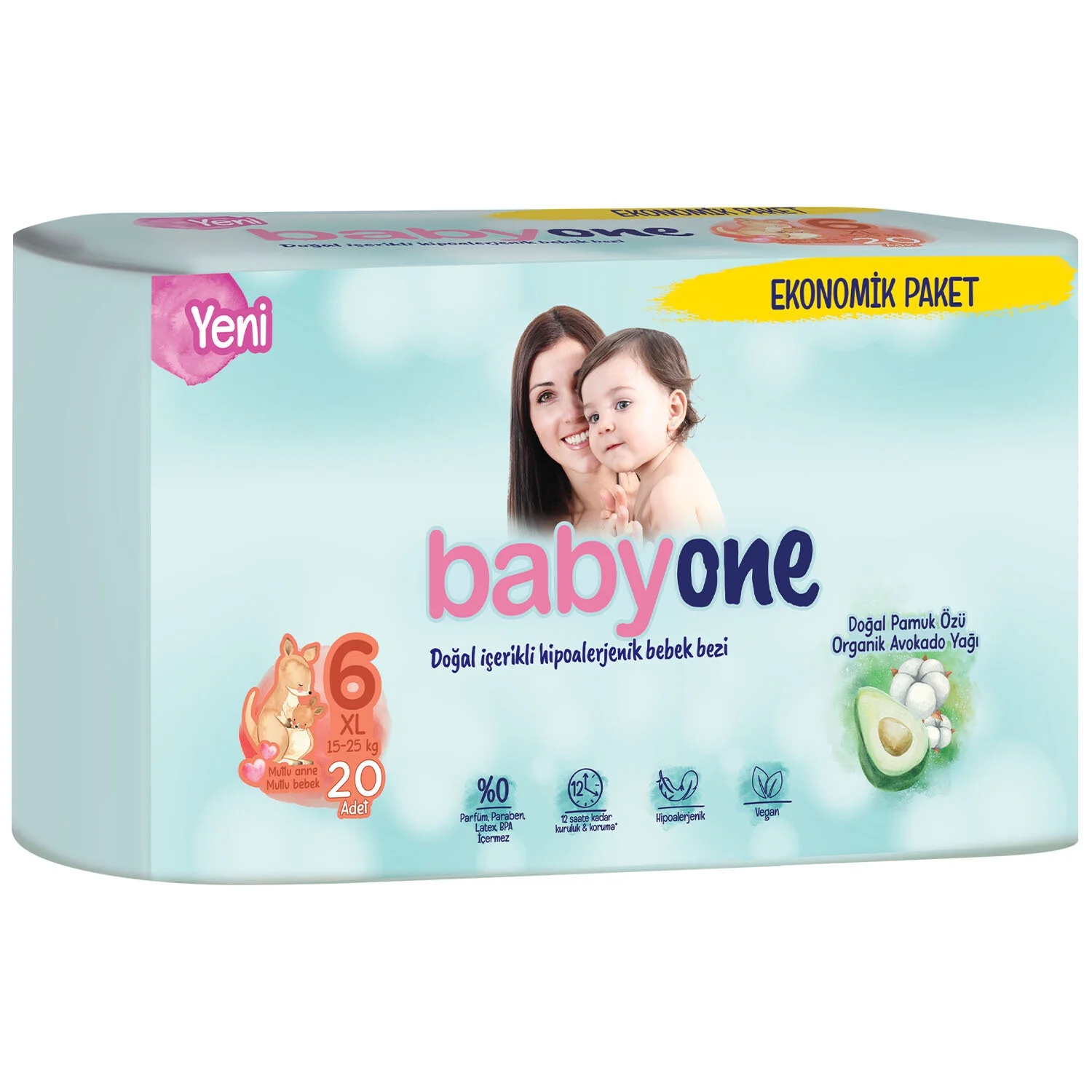 Babyone Bebek Bezi Eko Paket 80 Adet No:6