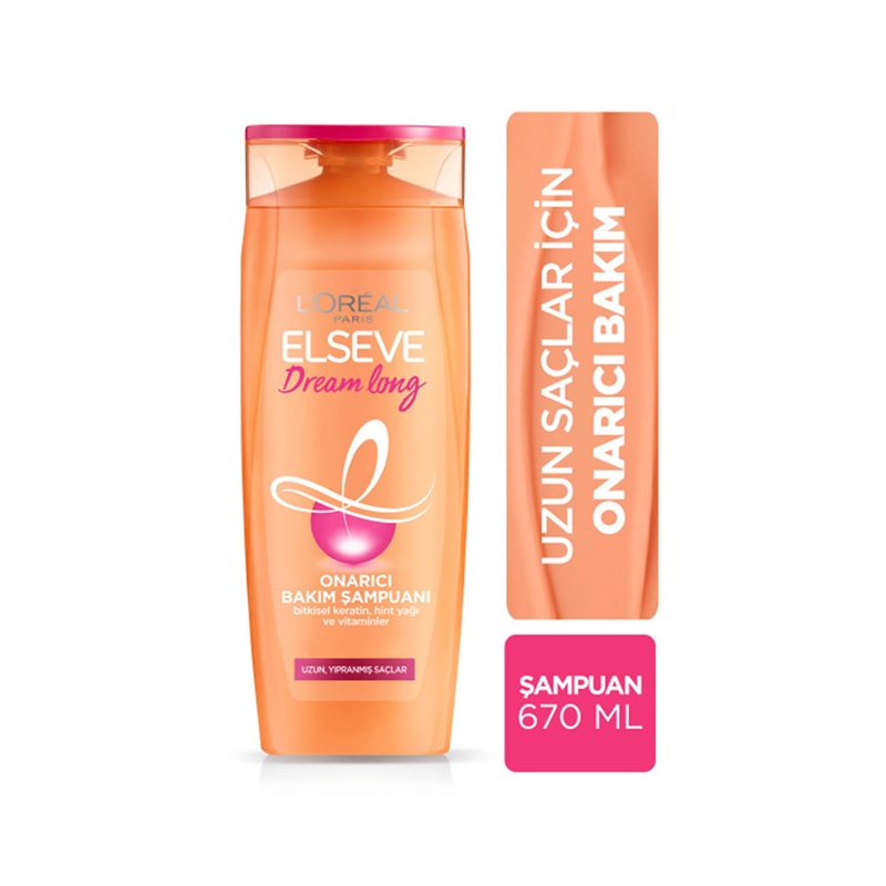 Loreal Elseve Dream Long Onarıcı Saç Uzatan Şampuan 670ml