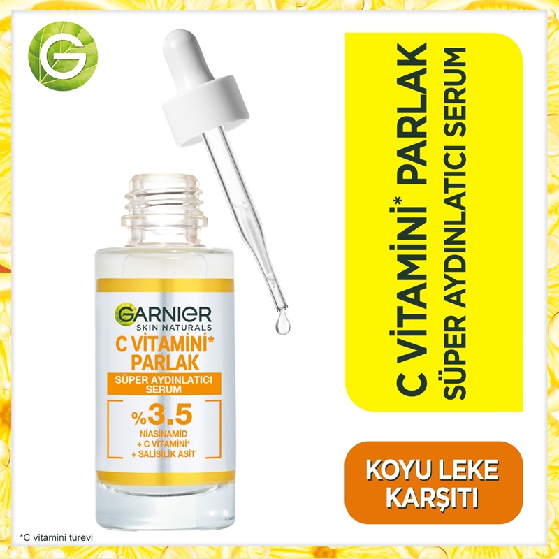 Garnier C Vitamini Parlak Süper Aydınlatıcı Serum 30ml