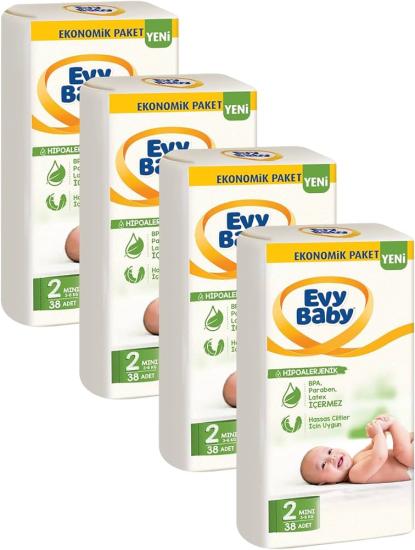 ﻿Evy Baby Bebek Bezi 152 Adet No: 2