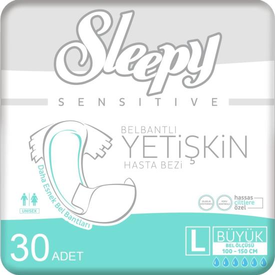 Sleepy 4lü Large Yetişkin Hasta Bezi 30x4 Adet ( 120 Adet)